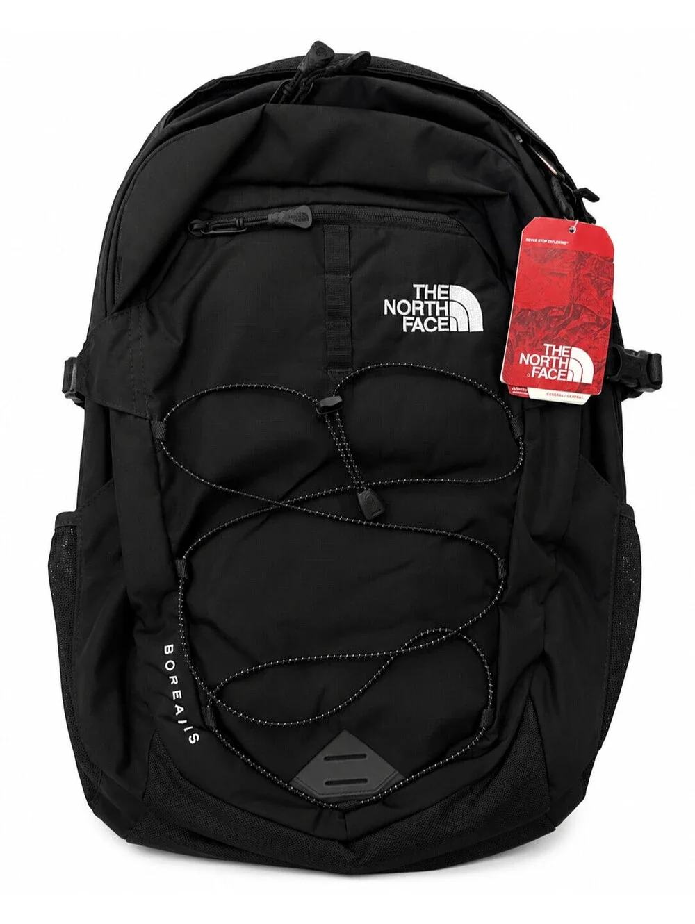 The North Face Borealis Backpack Black FlexVent Laptop Travel Hiking Daypack